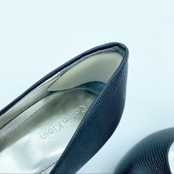 Calvin Klein Black Carley Platform Heels - Picture 5 of 8